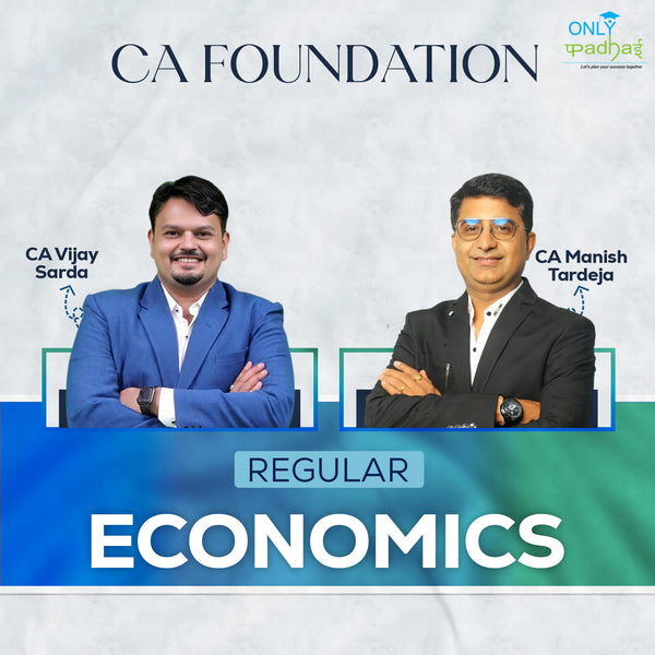 CA Foundation | Business Economics | Regular | CA Vijay Sarda & CA Manish Tardeja