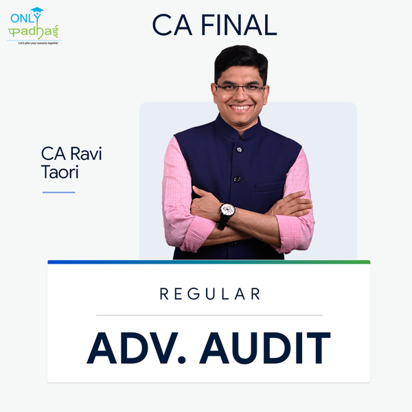 CA Final | Adv. Auditing | Regular | CA Ravi Taori