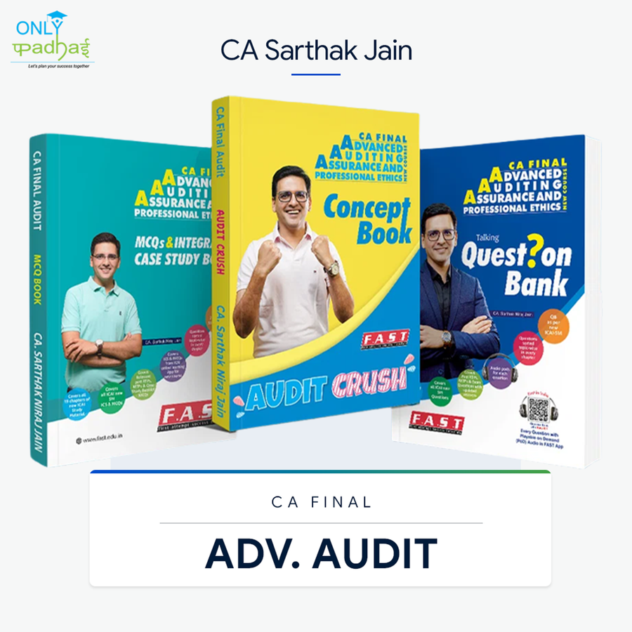 CA Final | Adv. Auditing | Question Bank & MCQ | CA Sarthak Jain