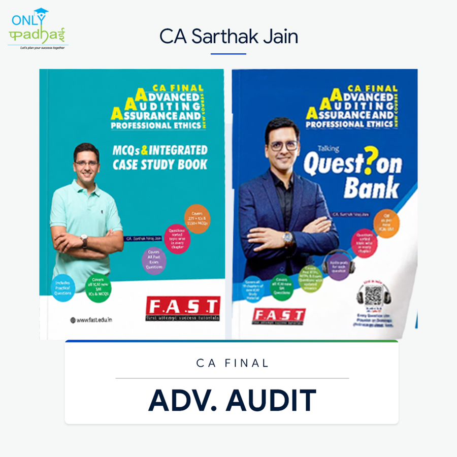 CA Final | Adv. Auditing | Question Bank & MCQ | CA Sarthak Jain