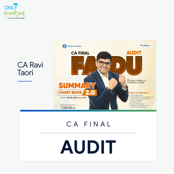 CA Final | Adv. Auditing | Chart Book | CA Ravi Taori
