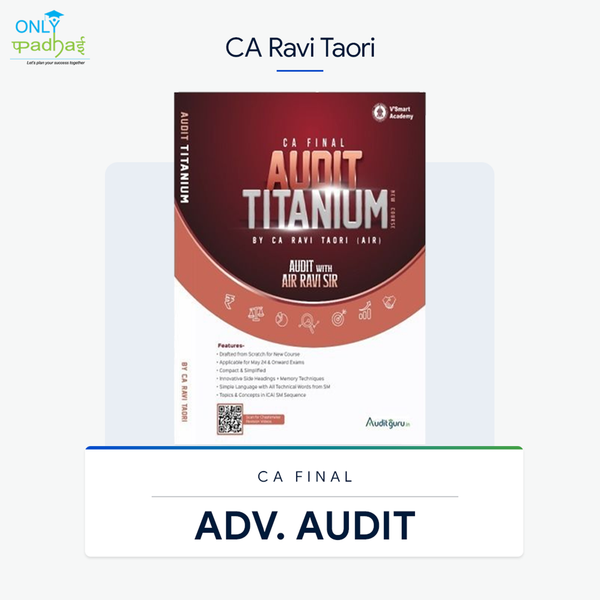 CA Final | Adv. Auditing | Chart Book | CA Ravi Taori