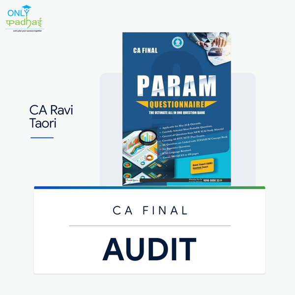CA Final | Adv. Auditing | Concept Book | CA Ravi Taori