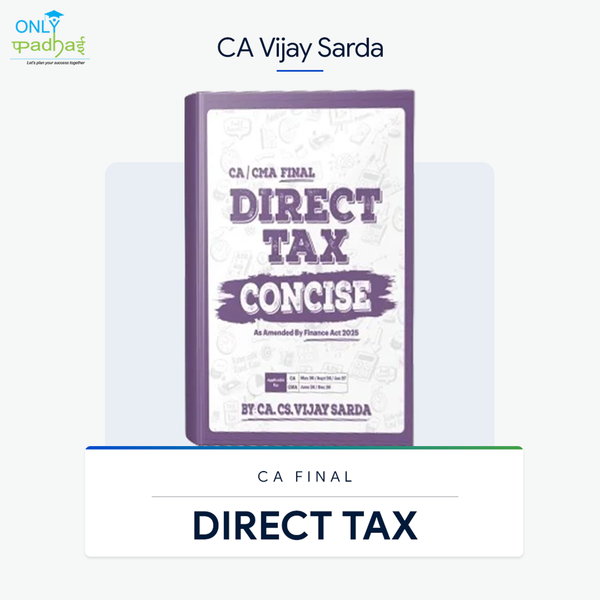 CA Final | DT | Chart Book | CA Vijay Sarda