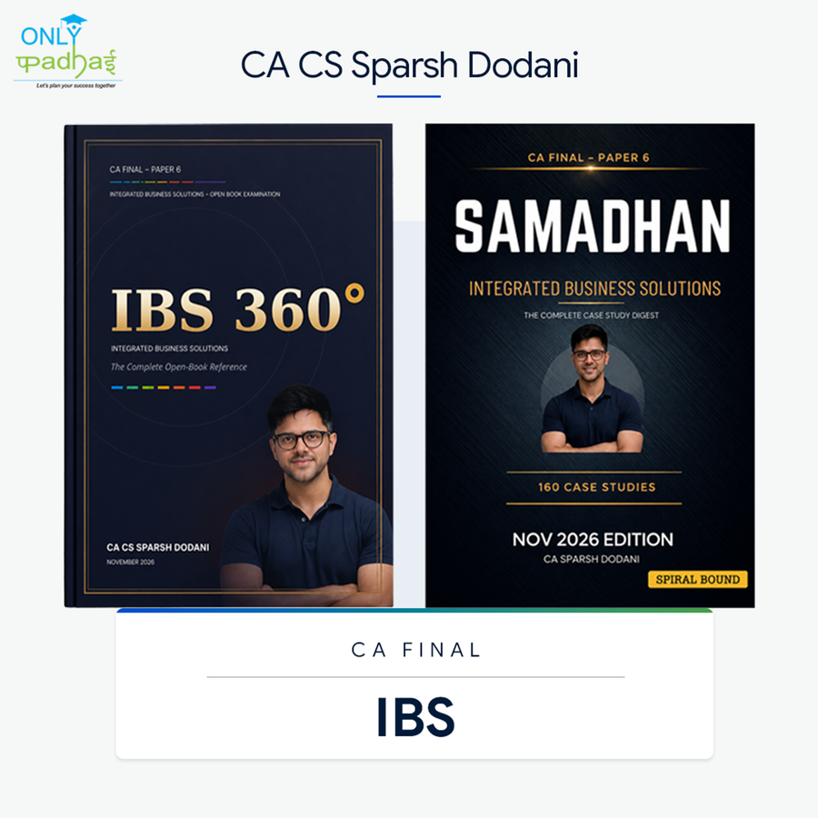 CA Final | IBS | Concept Book | CA Sparsh Dodani