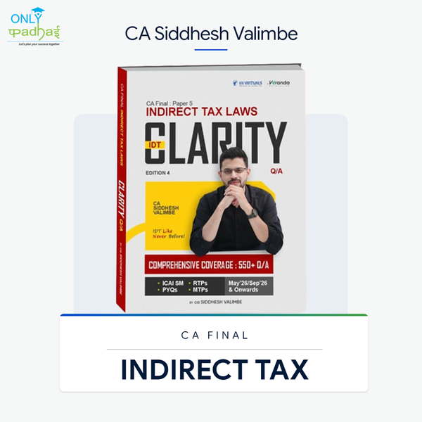 CA Final | IDT | Question Bank | CA Siddhesh Valimbe