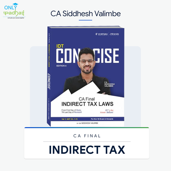CA Final | IDT | Question Bank | CA Siddhesh Valimbe