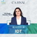CA Final | IDT | Regular | CA Pooja Kamdar Datte