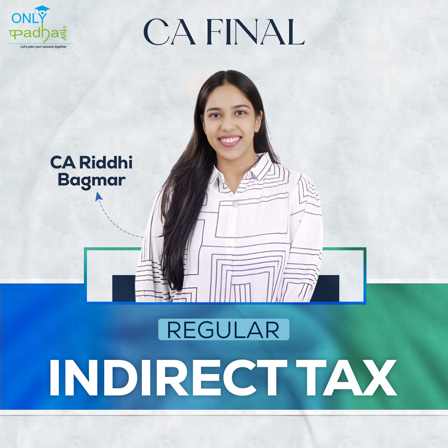 CA Final | IDT | Regular | CA Riddhi Baghmar