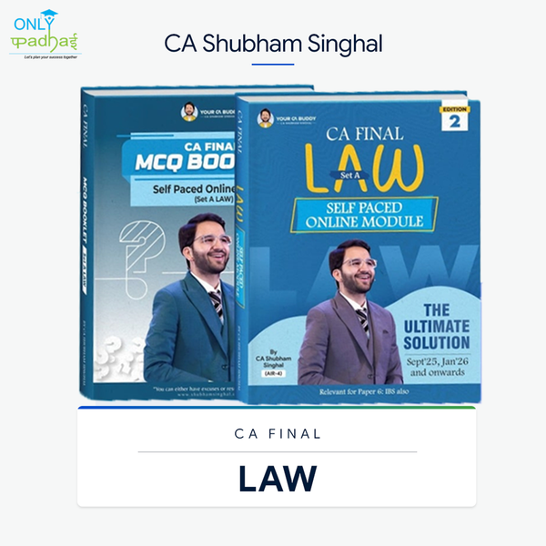 CA Final | SPOM | Law Full Set | CA Shubham Singhal