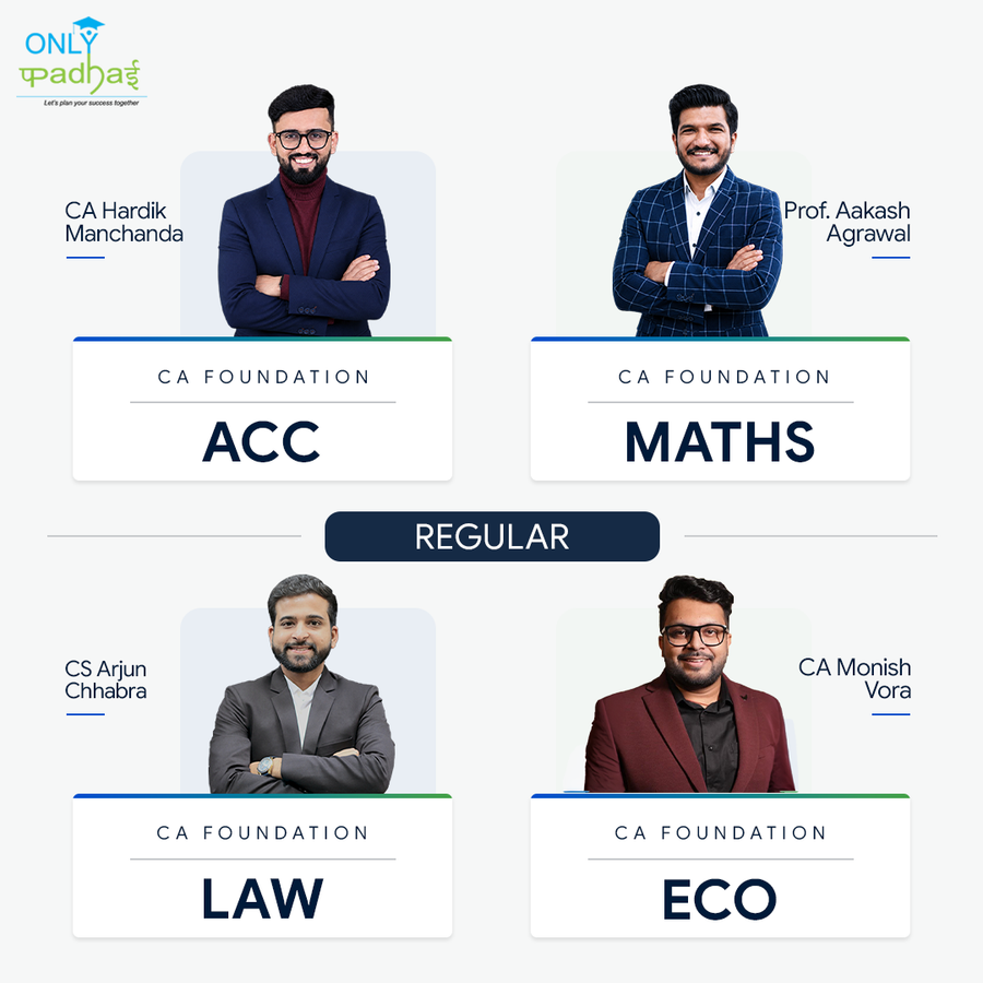 CA Foundation | BB Virtual Regular Combo | Eco By CA Mohnish Vora