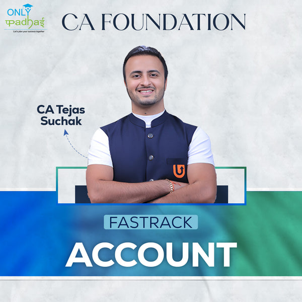 CA Foundation | Accounting | Fastrack | CA Tejas Suchak