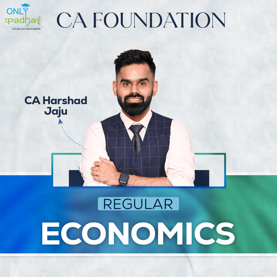 CA Foundation | Business Economics | Regular | CA Harshad Jaju