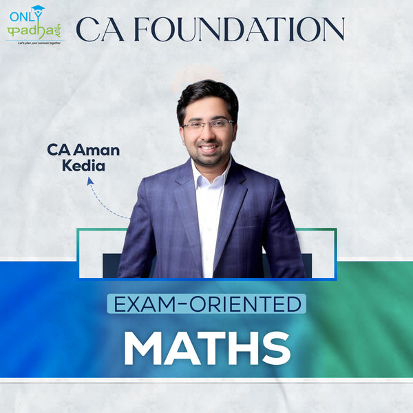 CA Foundation | Quantitative Aptitude | Exam Oriented | CA Aman Kedia