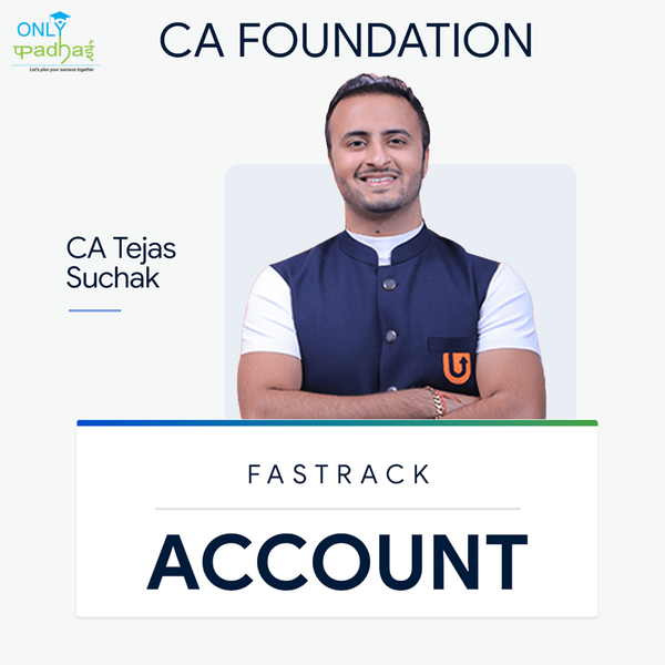 CA Foundation | Accounting | Fastrack | CA Tejas Suchak