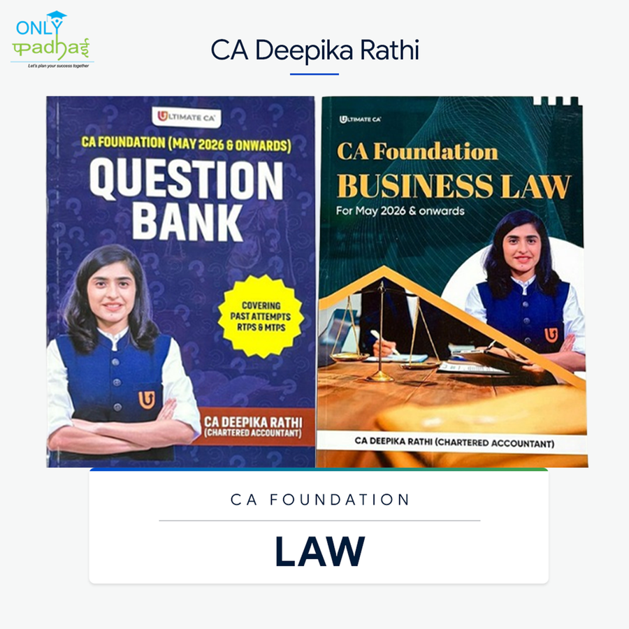 CA Foundation | Business Law | Question Bank & Main Book | CA Deepika Rathi