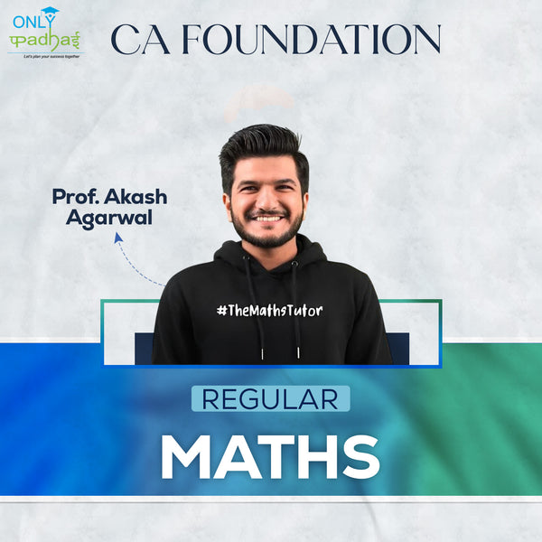 CA Foundation | Quantitative Aptitude | Regular | Prof. Akash Agrawal