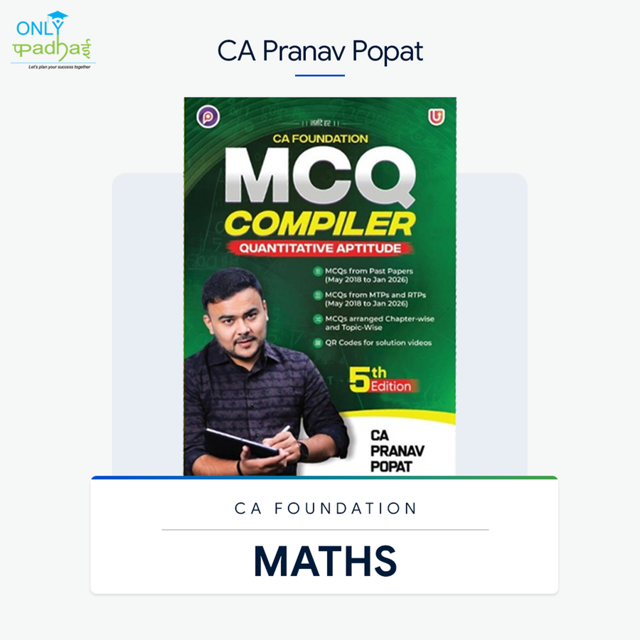 CA Foundation | Quantitative Aptitude | MCQ Compiler | CA Pranav Popat
