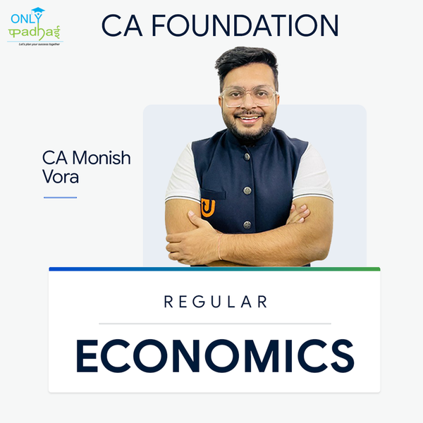 CA Foundation | Business Economics | Regular | CA Mohnish Vora
