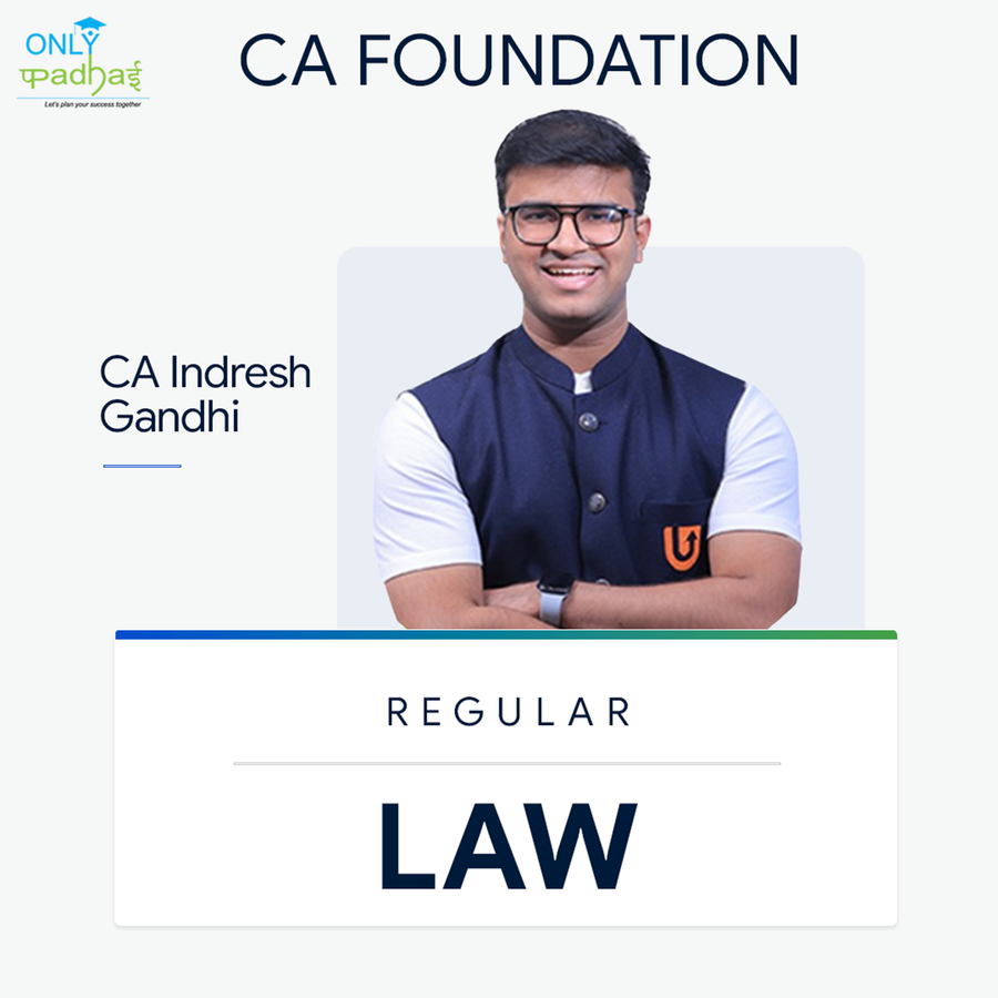 CA Foundation | Business Law | Regular | CA Indresh Gandhi