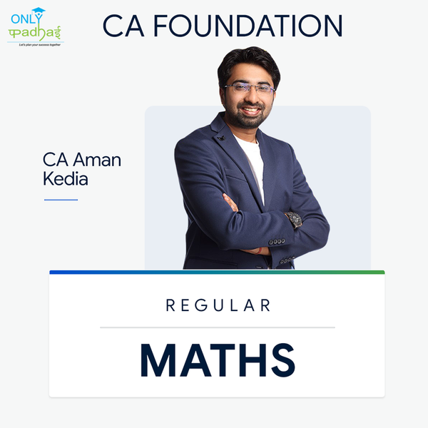 CA Foundation | Quantitative Aptitude | Regular | CA Aman Kedia
