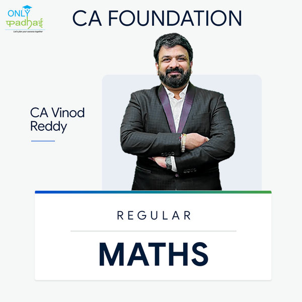 CA Foundation | Quantitative Aptitude | Regular | CA Vinod Reddy