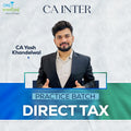 CA Inter | Direct Tax | Practice Batch | CA Yash Khandelwal
