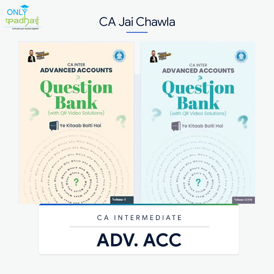 CA Inter | Adv. Accounts | Full Set | CA Jai Chawla