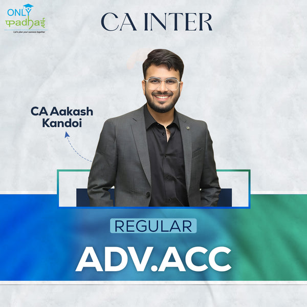 CA Inter | Adv. Accounts | Regular | CA Aakash Kandoi