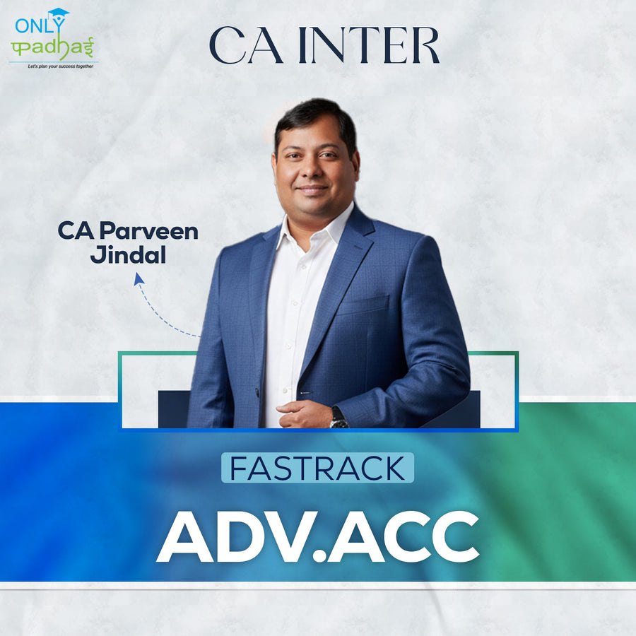 CA Inter | Adv. Accounts | Fastrack | CA Parveen Jindal