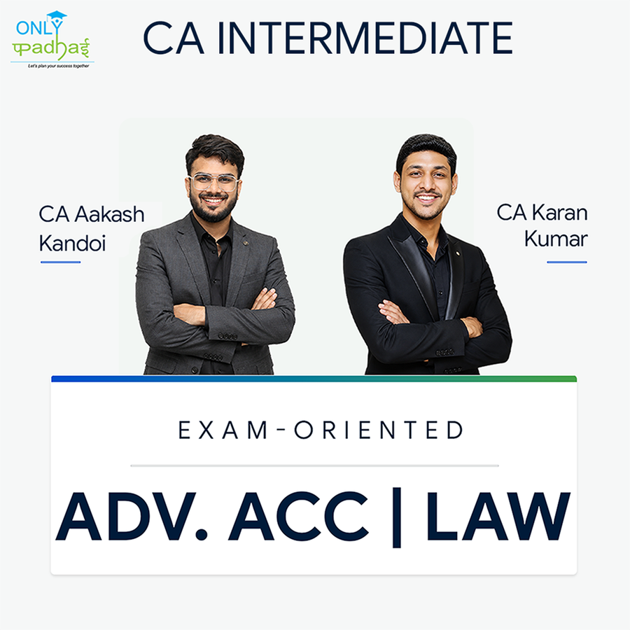 CA Inter | Adv. Accounts & Law | Exam Oriented | CA Aakash Kandoi & CA Karan Kumar
