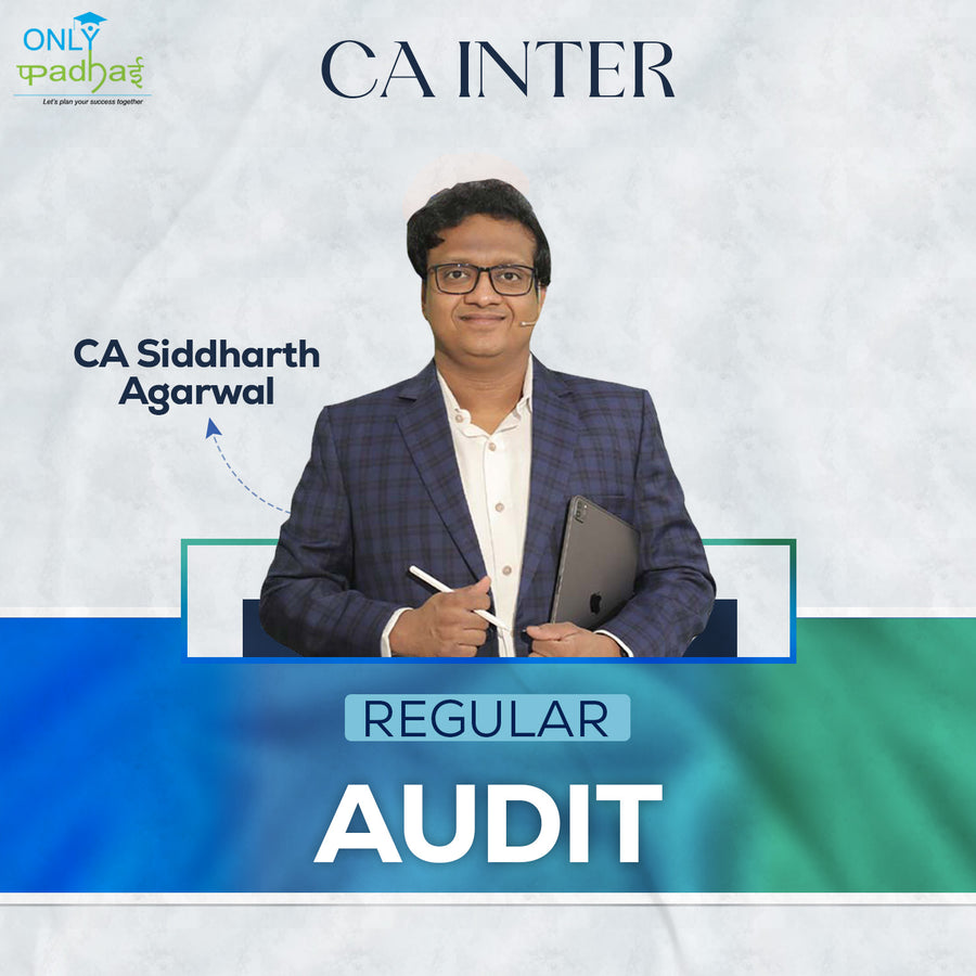 CA Inter | Audit | Regular | CA Siddharth Agarwal