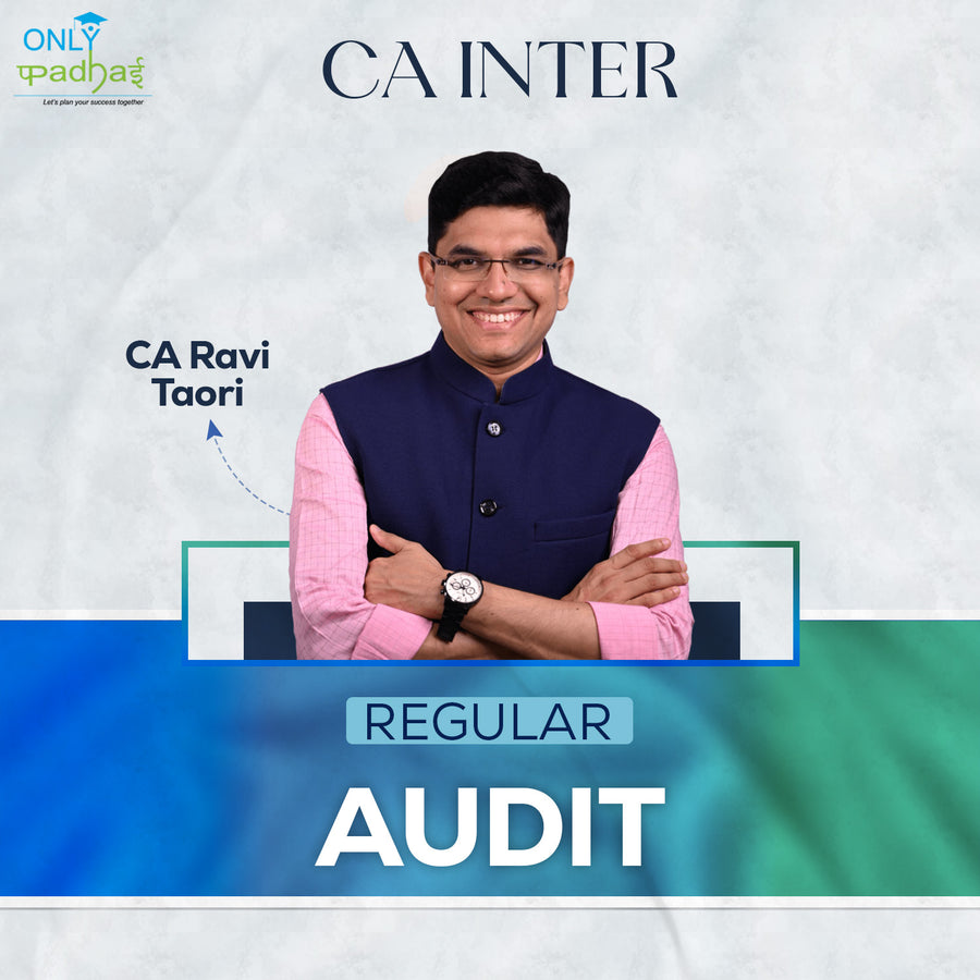 CA Inter | Audit | Regular | CA Ravi Taori