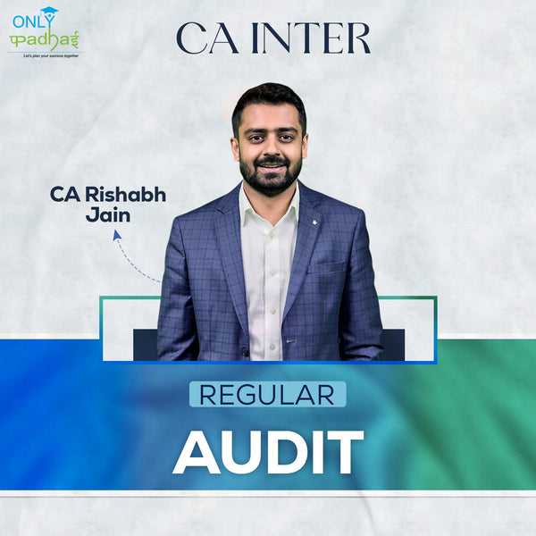 CA Inter | Audit | Regular | CA Rishabh Jain