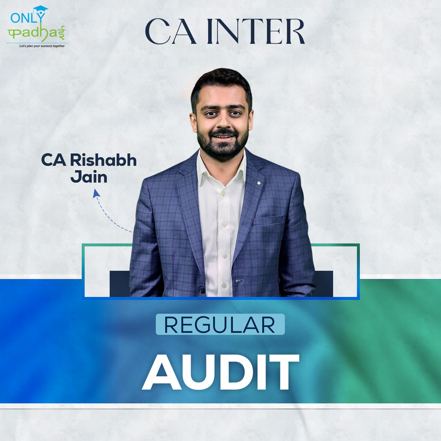 CA Inter | Audit | Regular | CA Rishabh Jain