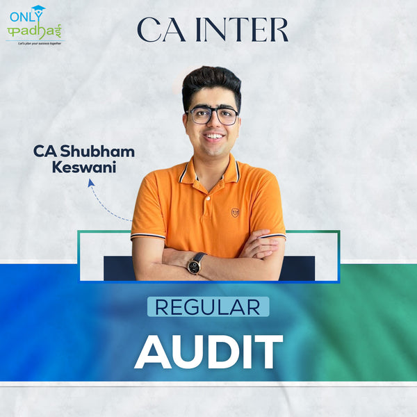 CA Inter | Audit | Regular |CA Shubham Keswani