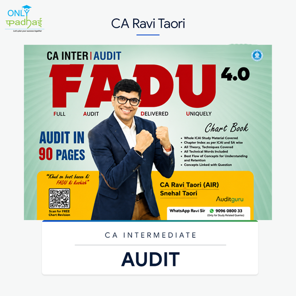 CA Inter | Audit | Chart Book | CA Ravi Taori