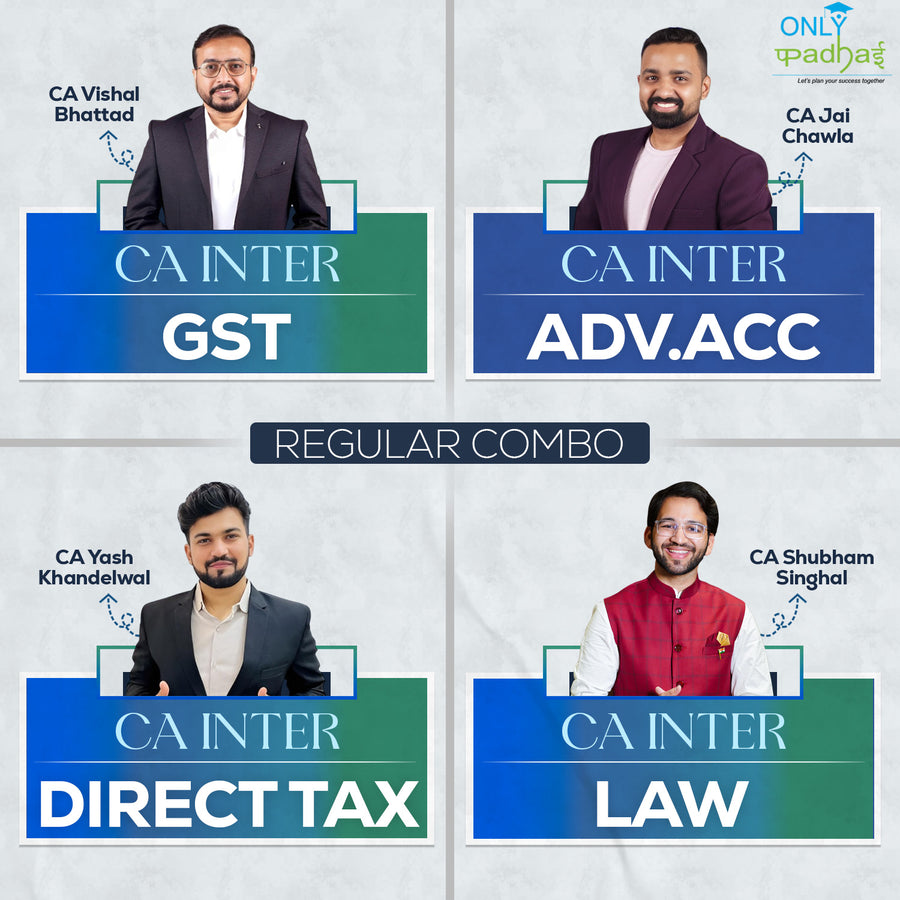 CA Inter | Group 1 | Regular | CA Jai Chawla, CA Shubham Singhal, CA Yash Khandelwal & CA Vishal Bhattad