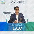 CA Inter | Law | Regular | CA Siddharth Agarwal