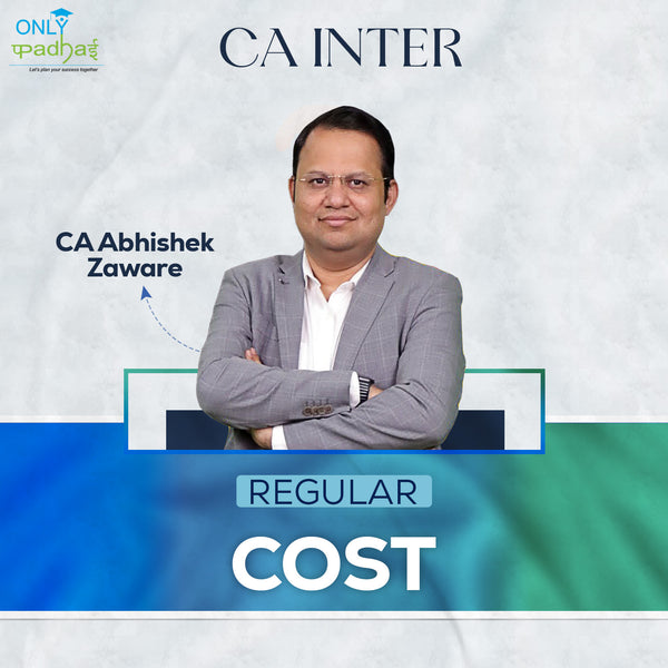 CA Inter | Costing | Regular | CA Abhishek Zaware