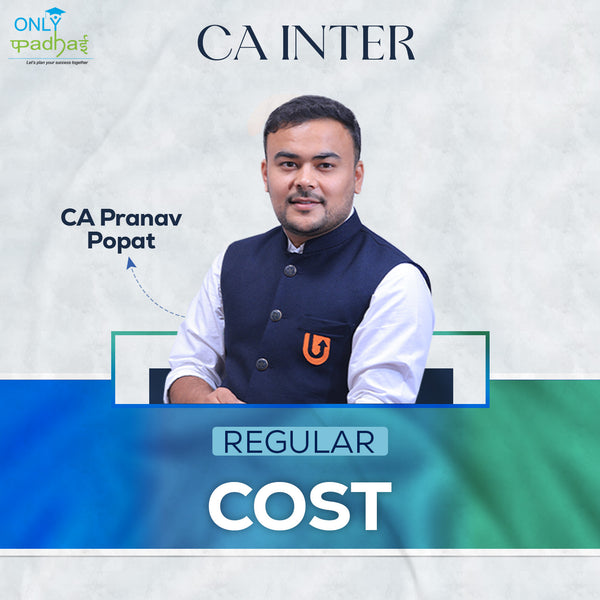 CA Inter | Costing | Regular | CA Pranav Popat