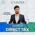 CA Inter | Direct Tax | Regular | CA Yash Khandelwal