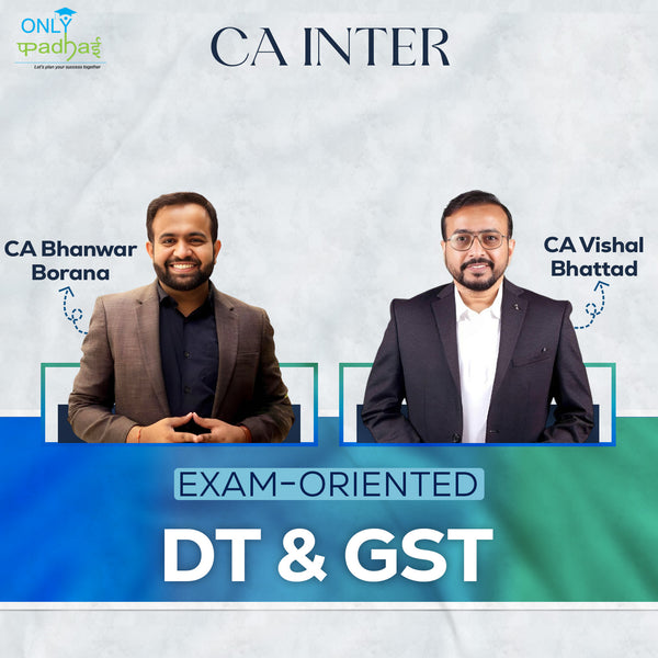CA Inter | Taxation | Exam Oriented | CA Bhanwar Borana & CA Vishal Bhattad
