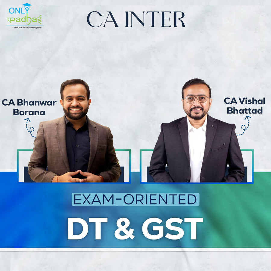 CA Inter | Taxation | Exam Oriented | CA Bhanwar Borana & CA Vishal Bhattad