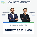 CA Inter | DT & Law | Exam Oriented | CA Bhanwar Borana & CA Karan Kumar