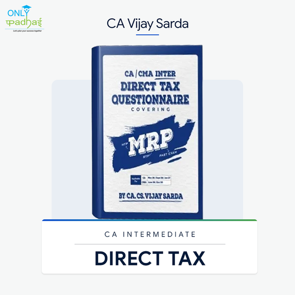 CA Inter | DT | Question Bank | CA Vijay Sarda
