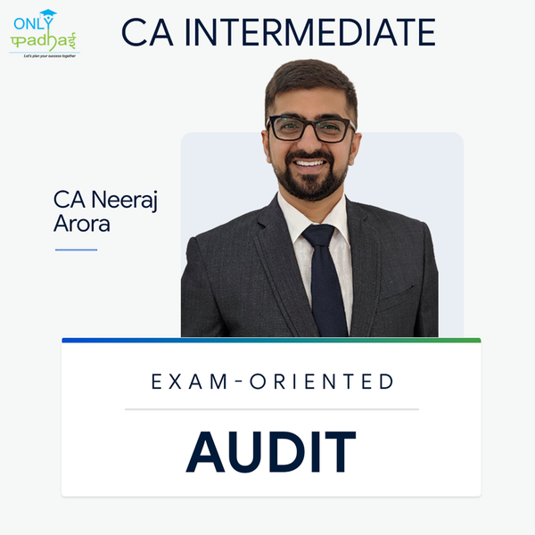 CA Inter | Audit | Exam Oriented | CA Neeraj Arora
