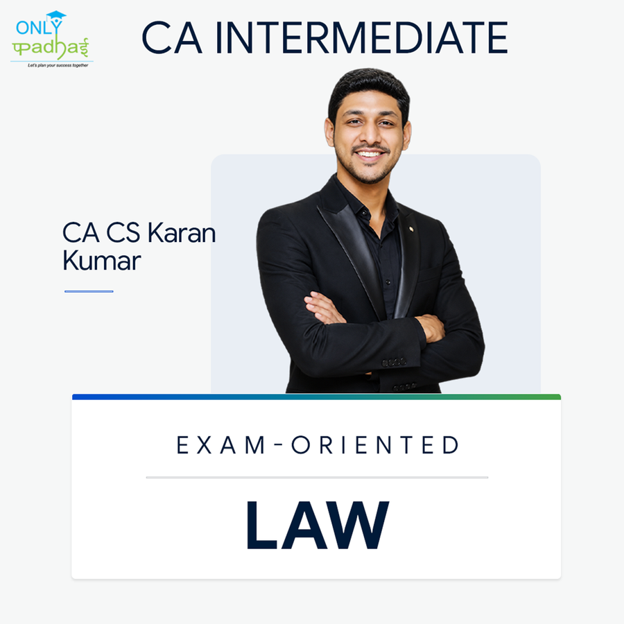 CA Inter | Law | Exam Oriented | CA CS Karan Kumar