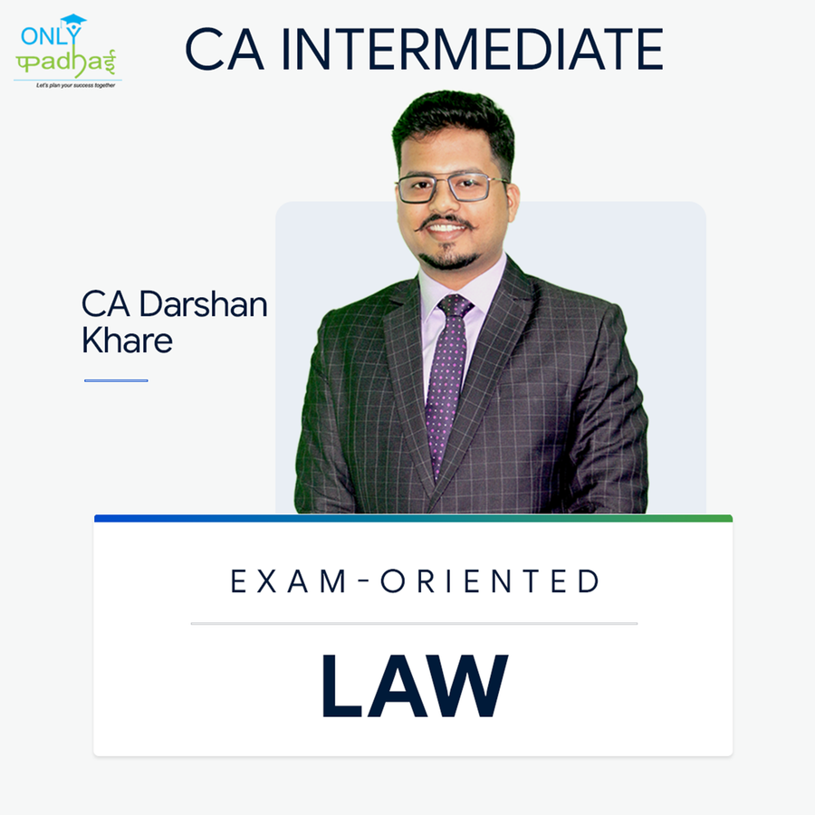 CA Inter | Law | Exam Oriented | CA Darshan Khare