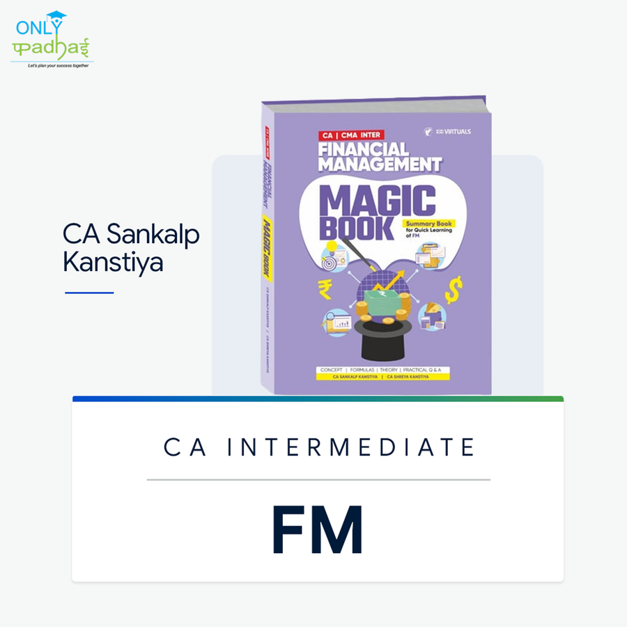 CA Inter | FM | Magic Book | CA Sankalp Kanstiya